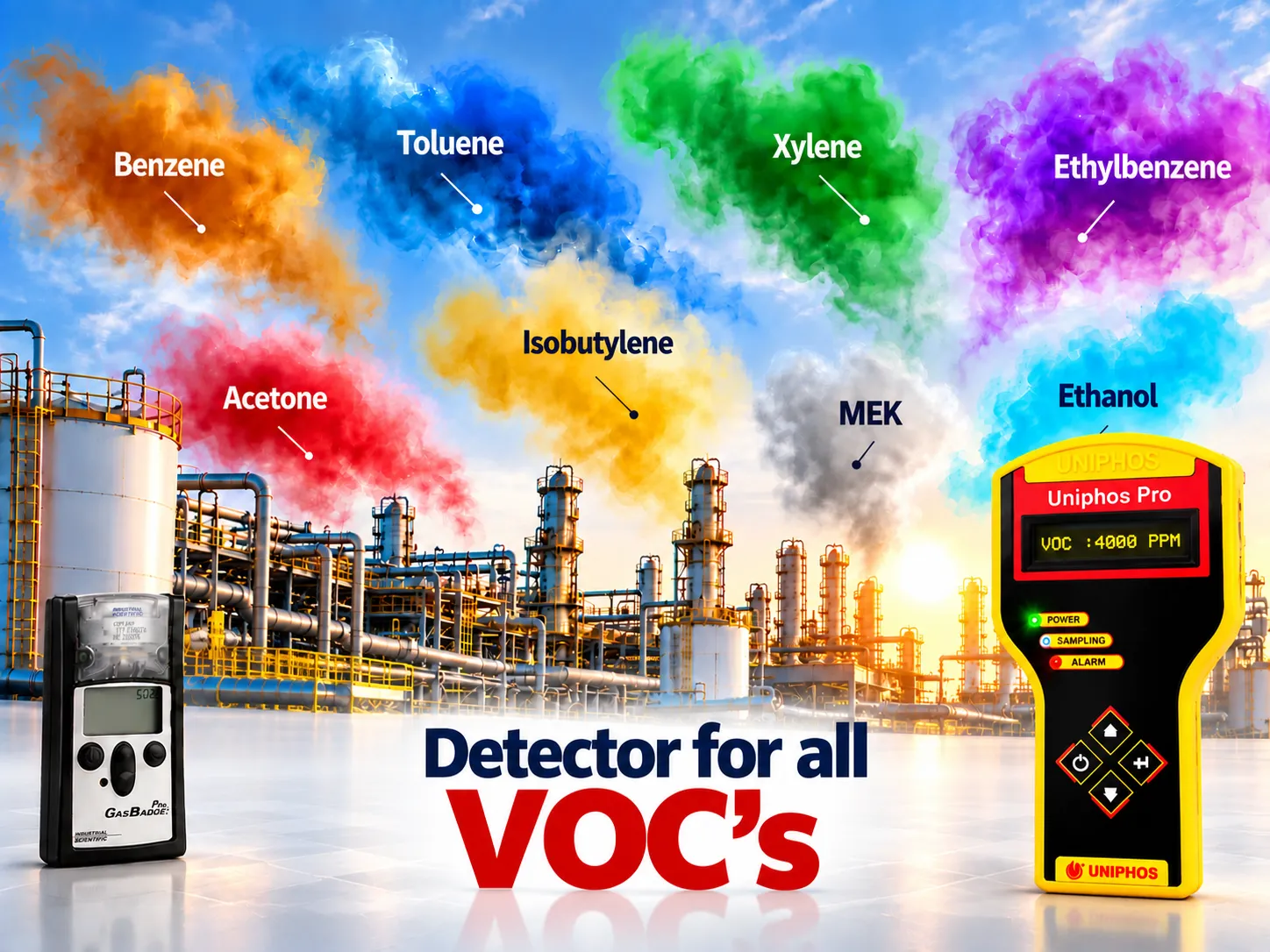 Portable VOC Gas Detectors