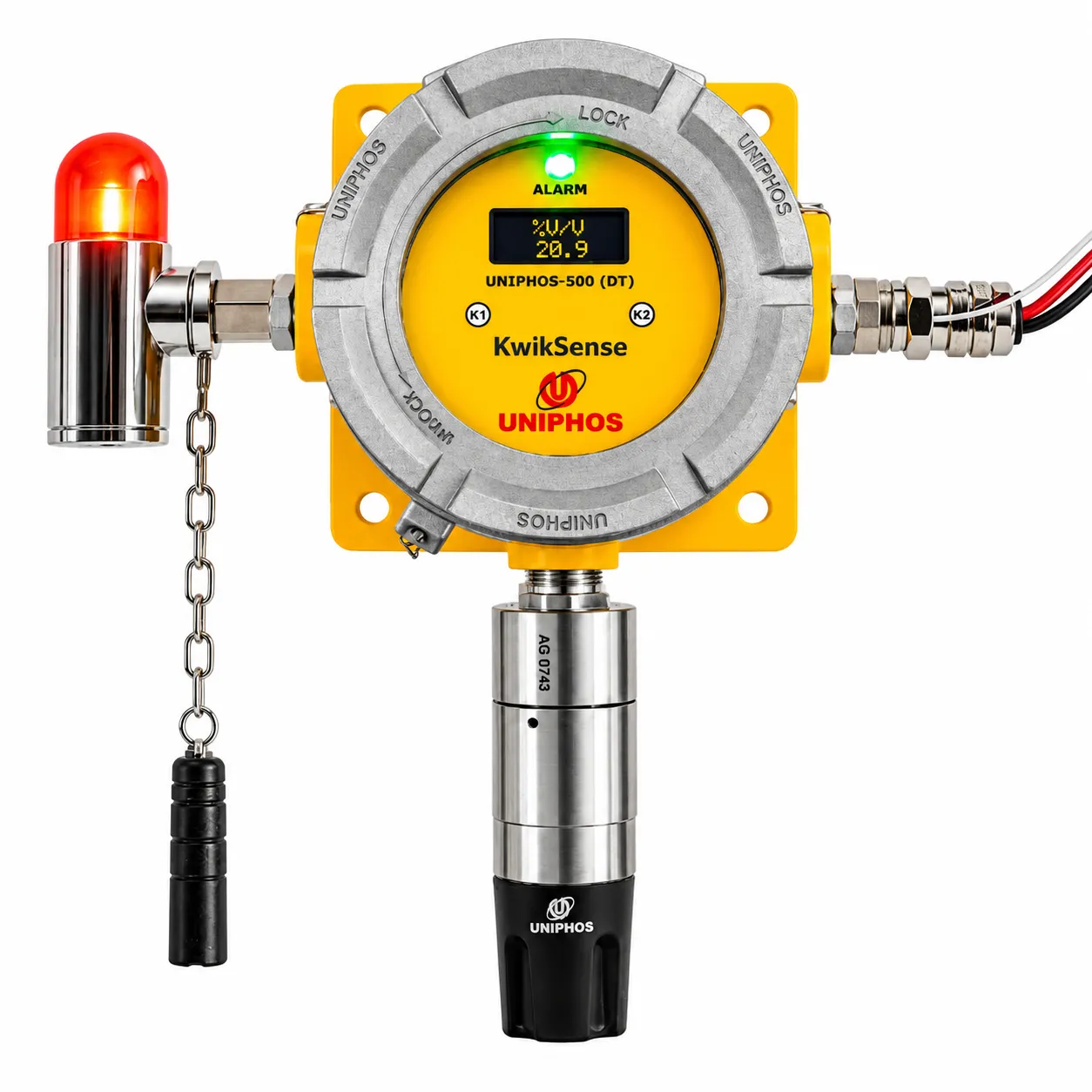 KwikSense Fixed Oxygen Gas Detector