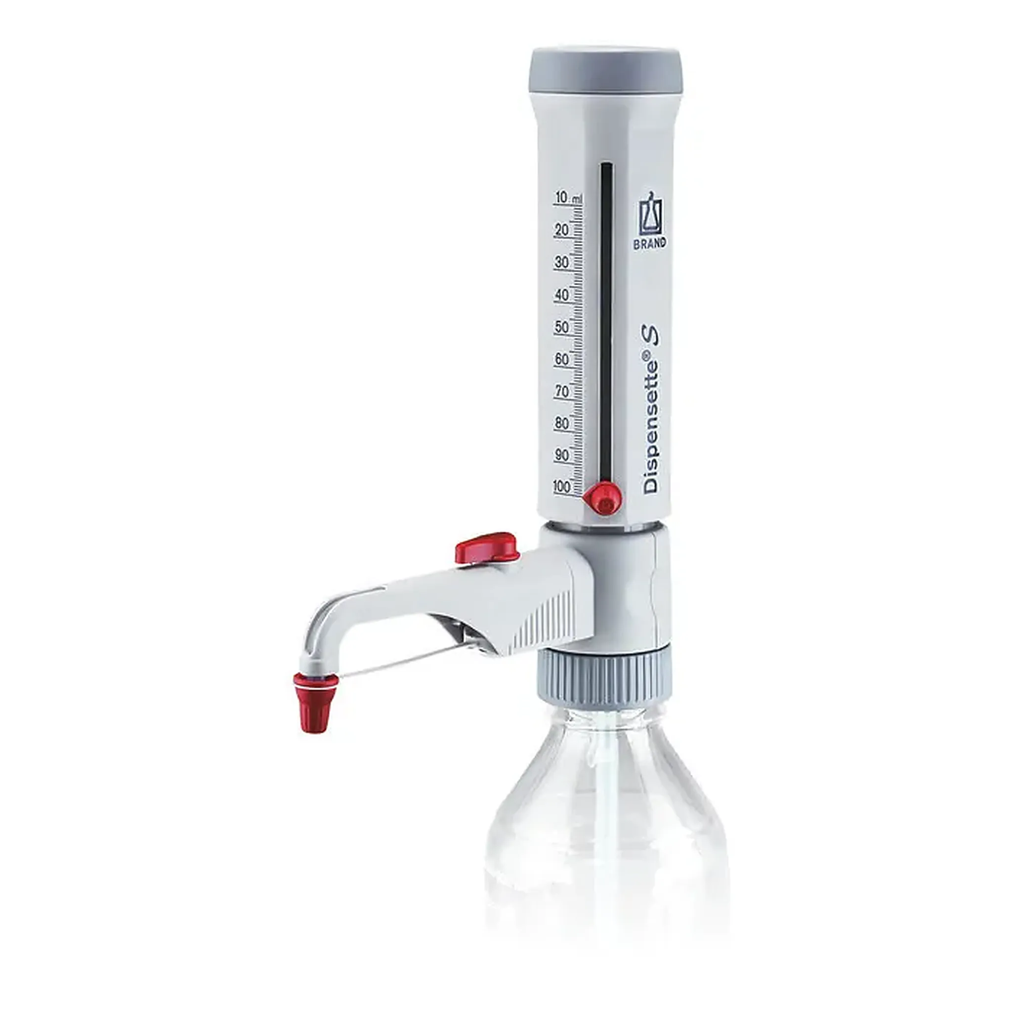 BRAND Dispensette® S Analog-Adjustable Bottle-Top Dispenser, DE-M