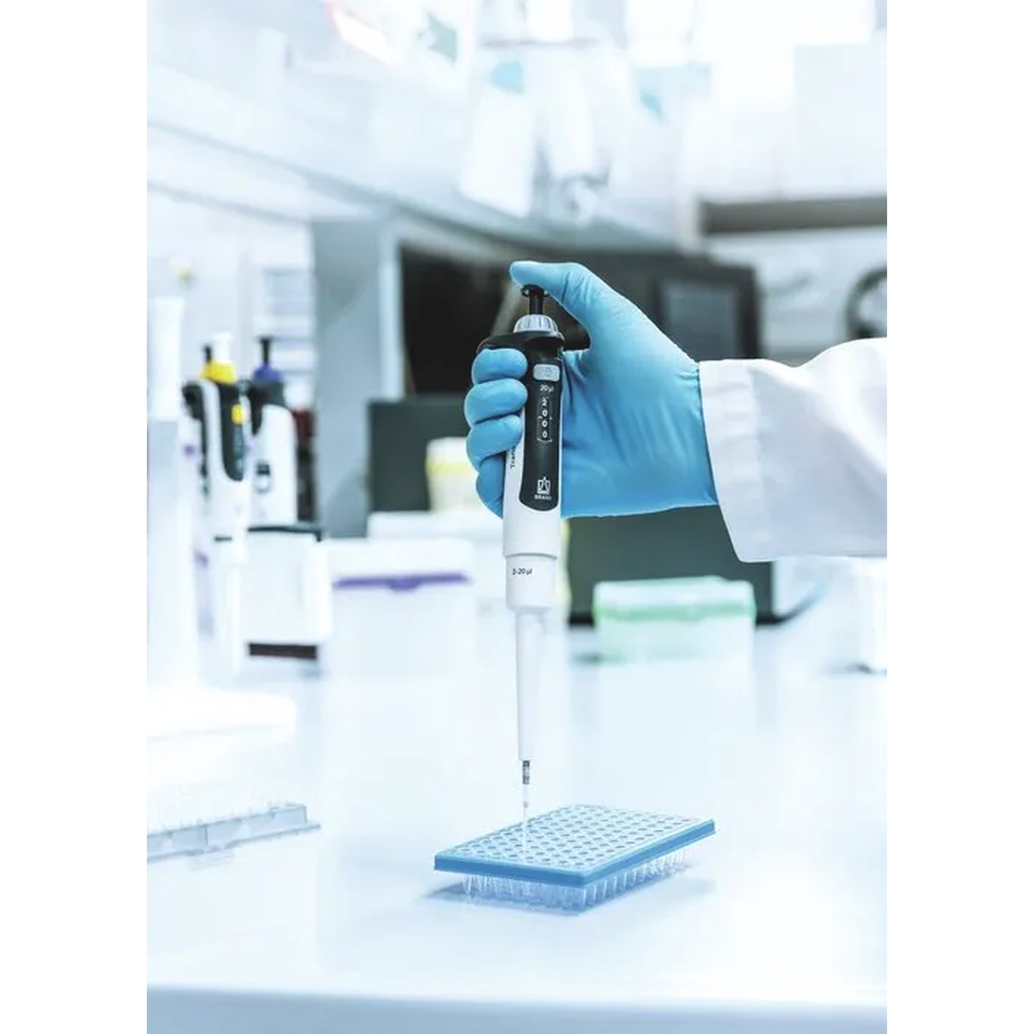 BRAND Transferpette® pro Adjustable Single-Channel Micropipette, DE-M from Brand Group — image 2