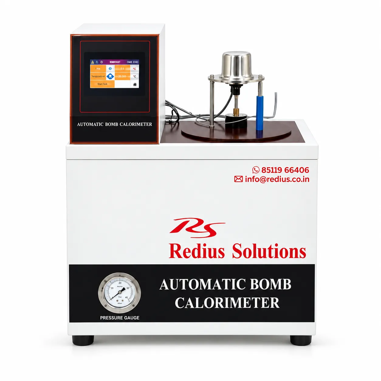Fully Automatic Bomb Calorimeter with Touch Screen PLC