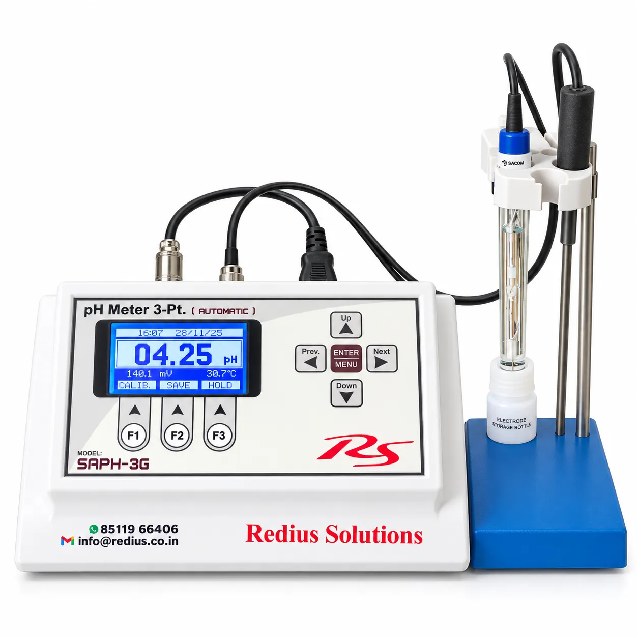 Microprocessor-Based pH Meter